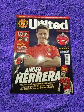 Inside United Official Magazine November 2014 Manchester Ander Herrera